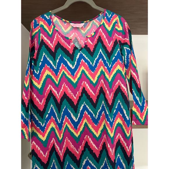 Lilly Pulitzer Gretchen Dress in Hearts A Flutter - Picture 3 of 7